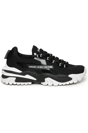 VERSACE Homme, Chaussures, Noir, Taille: 45 EU Baskets Noires Scarpa Sneakers