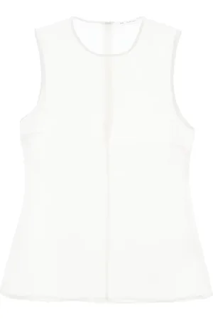 Ami Femme, Tops, Blanc, Taille: 38 FR Hauts sans manches
