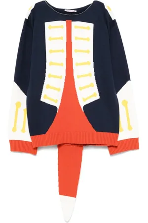 Charles Jeffrey Loverboy Homme, Sweatshirts et sweats à capuche, Multicolore, Taille: M Pull à Capuche Bleu Marine Trompe l