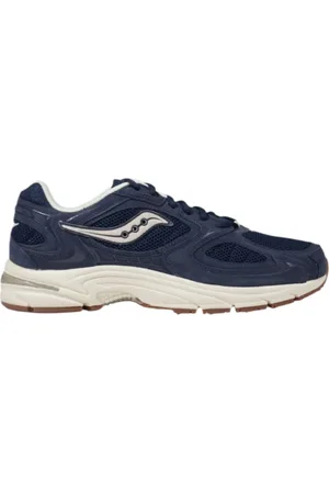 Saucony Homme, Chaussures, Bleu, Taille: 45 EU Baskets en cuir