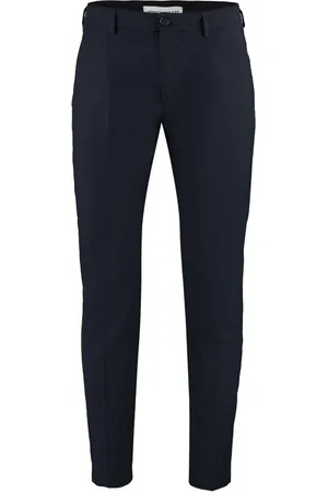 DEPARTMENT FIVE Homme, Pantalons, Bleu, Taille: W31 Pantalon chino en laine mélangée