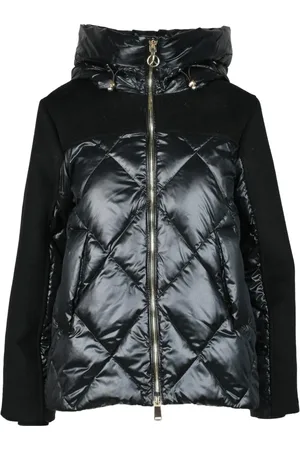 PEOPLE OF SHIBUYA Femme, Vestes, Noir, Taille: 38 FR Piumino