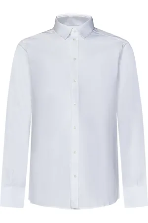 Dolce & Gabbana Homme, Chemises, Blanc, Taille: L Chemise Blanche Slim Fit Col Italien