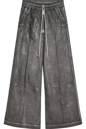 Rick Owens Homme, Pantalons, Gris, Taille: L Pantalon Large et Décontracté
