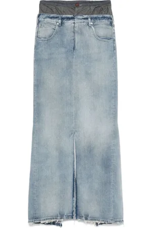 Maison Margiela Femme, Jupes, Bleu, Taille: 38 FR Jupe Bleue Celeste Vêtements Femme