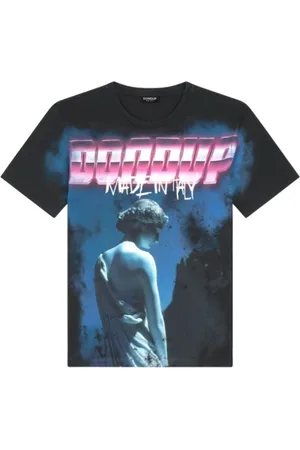 Dondup Homme, Tops, Noir, Taille: L T-shirt en coton