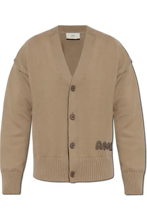 Ami Homme, Pulls, , Taille: XL Cardigan avec logo brodé