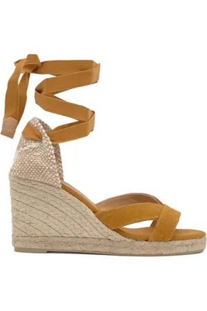 Castaner Femme, Chaussures, Jaune, Taille: 37 EU Espadrilles À Talon DE 9 CM