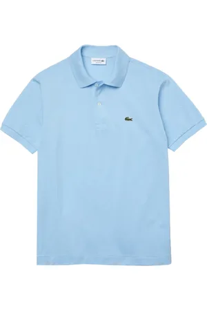 Lacoste Homme, Tops, Bleu, Taille: XL Polo à col et manches côtelés