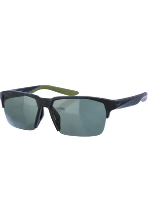 Nike Homme, Accessoires, Noir, Taille: ONE Size Lunettes de soleil rectangulaires en acétate