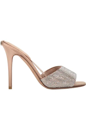 VALENTINO GARAVANI Femme, Chaussures, Rose, Taille: 41 EU Talons aiguilles avec strass et logo
