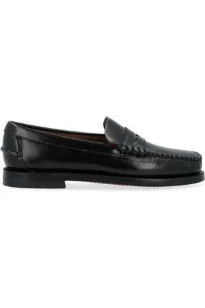 SEBAGO Femme, Chaussures, Noir, Taille: 37 1/2 EU Mocassin Classique Dan en Cuir