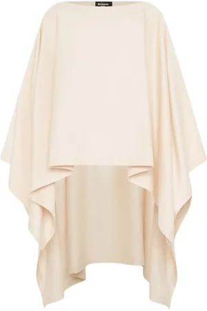 Kiton Femme, Vestes, Rose, Taille: 38 FR Cape en soie pour une élégance intemporelle