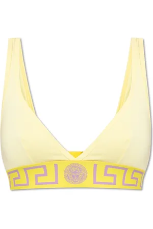 VERSACE Femme, Sous-vêtements, Jaune, Taille: 38 FR Soutien-gorge en coton