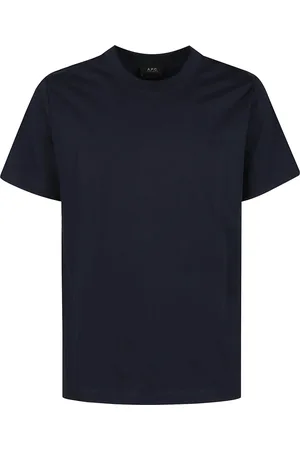 A.P.C. Homme, Tops, Bleu, Taille: S T-shirt en coton