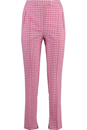 PT Torino Femme, Pantalons, Rose, Taille: 38 FR Pantalon en mélange de coton avec poches