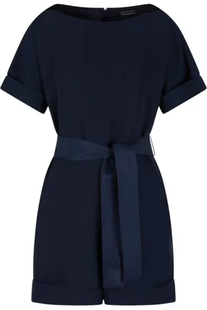 Armani Exchange Femme, Combinaisons et Ensembles, Bleu, Taille: 40 FR Robes Bleues pour Femmes