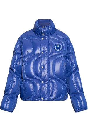 Moncler Unisex, Vestes, Bleu, Taille: L Doudoune Courte Haunani