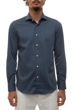 Carrel Homme, Chemises, Bleu, Taille: S Chemise à Col 