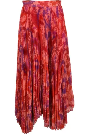 Dondup Femme, Jupes, Multicolore, Taille: 34 FR Jupe plissée avec fermeture éclair