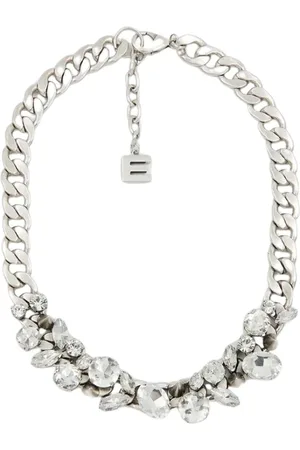 Essentiel Antwerp Femme, Accessoires, Gris, Taille: ONE Size Collier Strass
