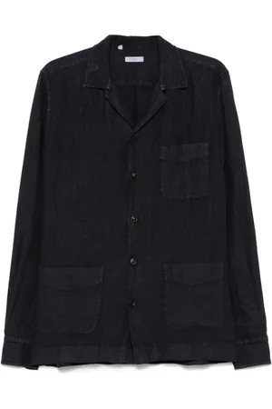 Boglioli Homme, Chemises, Bleu, Taille: M Chemise Bleue avec Poches