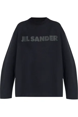 Jil Sander Femme, Tops, Noir, Taille: 38 FR T-shirt décontracté en coton