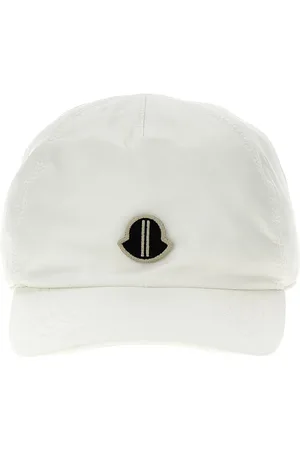 Moncler Homme, Accessoires, Blanc, Taille: ONE Size Casquette de baseball avec écusson logo