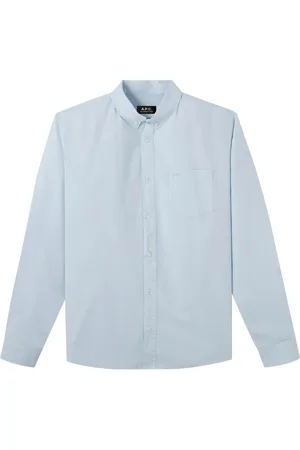 A.P.C. Homme, Chemises, Bleu, Taille: S Chemise Edouard