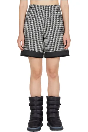 Moncler Femme, Shorts, Noir, Taille: 38 FR Short Long en Tweed