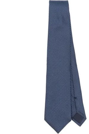corneliani Homme, Accessoires, Bleu, Taille: ONE Size Bleu Marine Auto-nouant Pointe Cravate