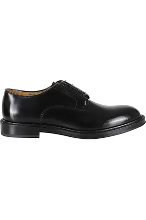 Corvari Homme, Chaussures, Noir, Taille: 42 EU Derbies en Cuir Brossé Lisse