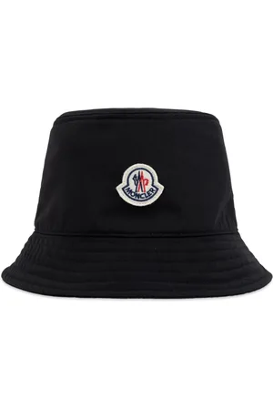 Moncler Femme, Accessoires, Noir, Taille: M Chapeau avec patch logo