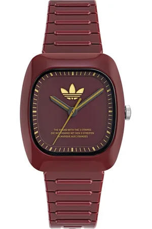 adidas Unisex, Accessoires, Brun, Taille: ONE Size Montre Retro Wave Two