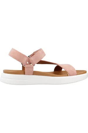 Geox Femme, Chaussures, Rose, Taille: 36 EU Sandales plates élégantes pour femmes