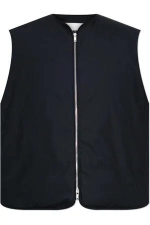 Jil Sander Homme, Vestes, Bleu, Taille: L Gilet en duvet