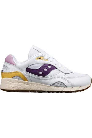 Saucony Femme, Chaussures, Multicolore, Taille: 37 EU Baskets White Purple Shadow 6000