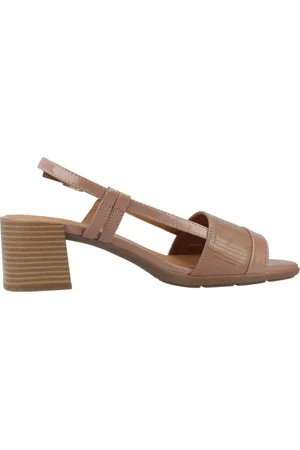 Geox Femme, Chaussures, Brun, Taille: 37 EU Sandales Élégantes à Talons Hauts