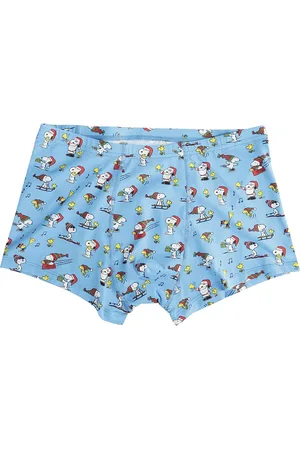 MC2 SAINT BARTH Homme, Sous-vêtements, Bleu, Taille: XL Boxer Snoopy Print Édition Limitée