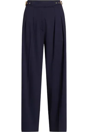 Ralph Lauren Femme, Pantalons, Bleu, Taille: 36 FR Pantalon large