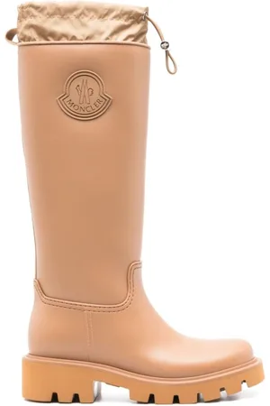 Moncler Femme, Chaussures, Brun, Taille: 40 EU Bottes de pluie hautes Kickstream 22C roses