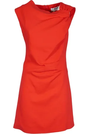 Msgm Femme, Robes, Rouge, Taille: 38 FR Robe Courte Rouge