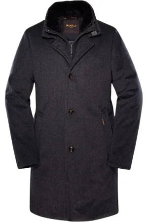 MOORER Homme, Manteaux, Gris, Taille: XL Bond-Fur-Le