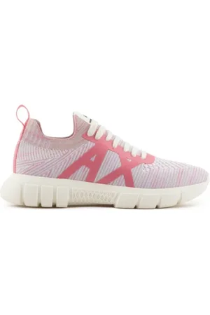 Armani Exchange Femme, Chaussures, Multicolore, Taille: 40 EU Baskets Fuchsia Confortables Extensibles