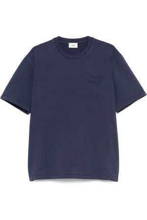 Autry Homme, Tops, Bleu, Taille: M T-shirt Logo Tonal Tonal