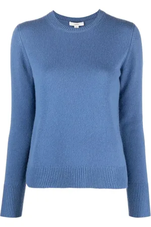 Vince Femme, Pulls, Bleu, Taille: 36 FR Long Sleeve Hauts