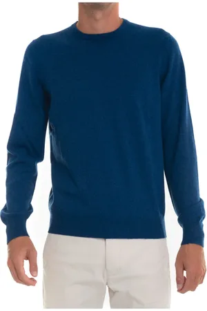 Gran Sasso Homme, Pulls, Bleu, Taille: L Tricots à col rond