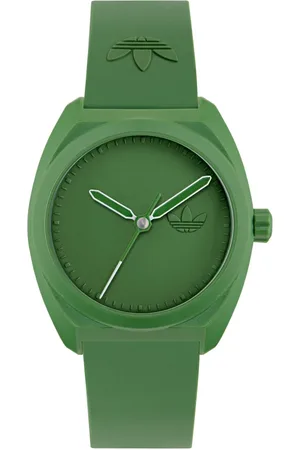 adidas Unisex, Accessoires, Vert, Taille: ONE Size Montre Quartz Verte Project Three d`