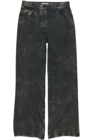 Acne Studios Femme, Pantalons, Noir, Taille: 38 FR Montpellier Coqueline Wide Pantalons