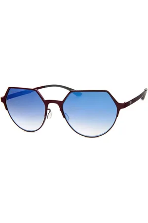 adidas Femme, Accessoires, Noir, Taille: ONE Size Lunettes de soleil noires en métal